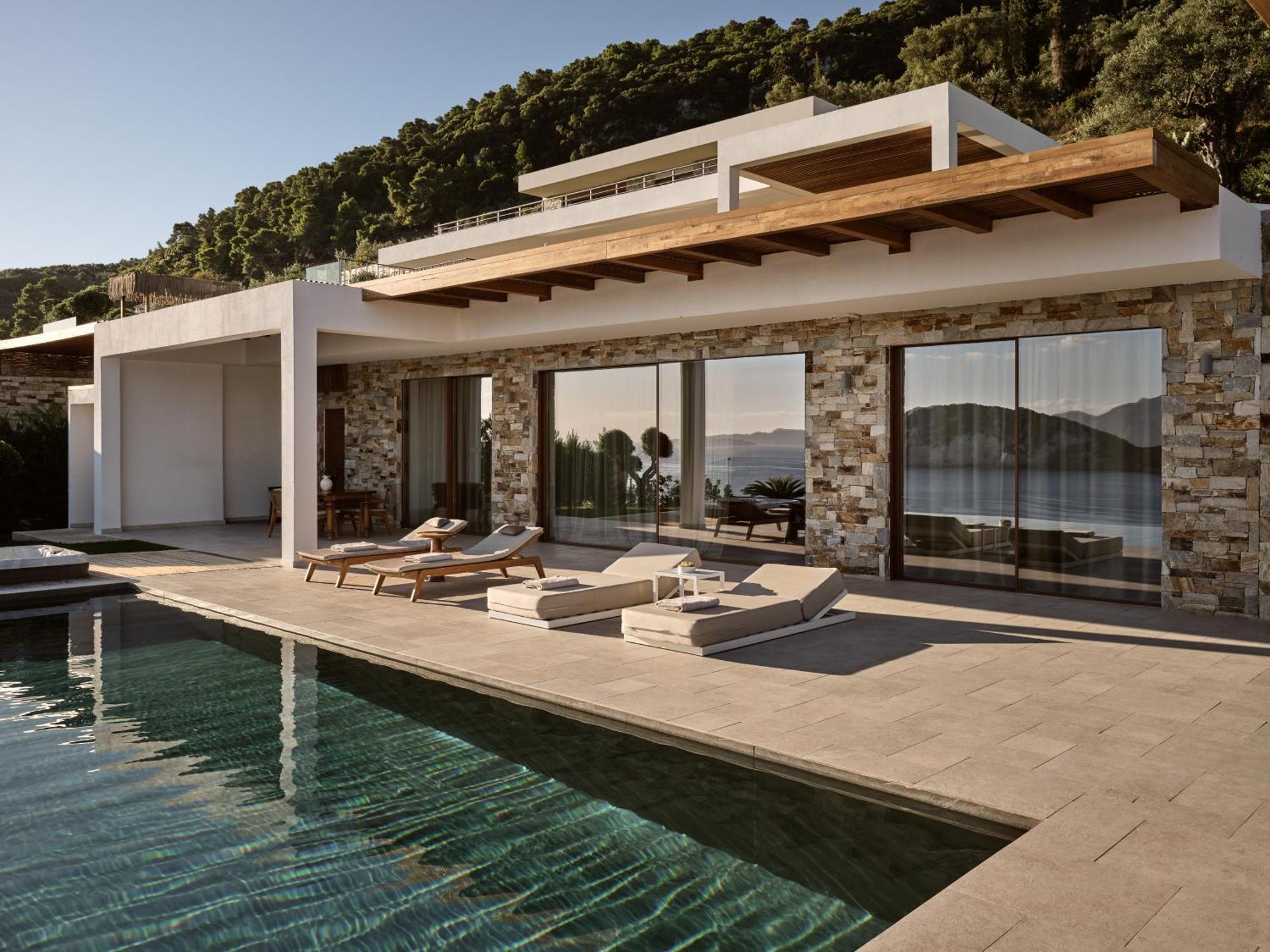 Thesan Villas Marathias  ภายนอก รูปภาพ